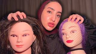 ASMR Fishnet vs Bare Scalp Scratching 😴