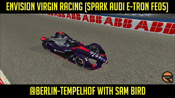 [rFactor] Envision Virgin Racing (Spark/Audi e-tron FE05) @ Berlin-Tempelhof with Sam Bird