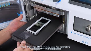 Samsung Galaxy S10 Plus Cracked Front Screen Glass Repair | In frame Laminating | RMB-3+ Laminator
