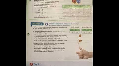 7th 7-3 Experimental Probability Examples