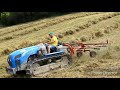 Ranghinatura e pressatura fieno primo taglio. Landini/Agrifull/New Holland