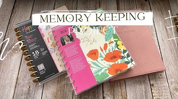 Happy Planner Memory Keeping Project I Catching up on memory keeping / Travel journaling