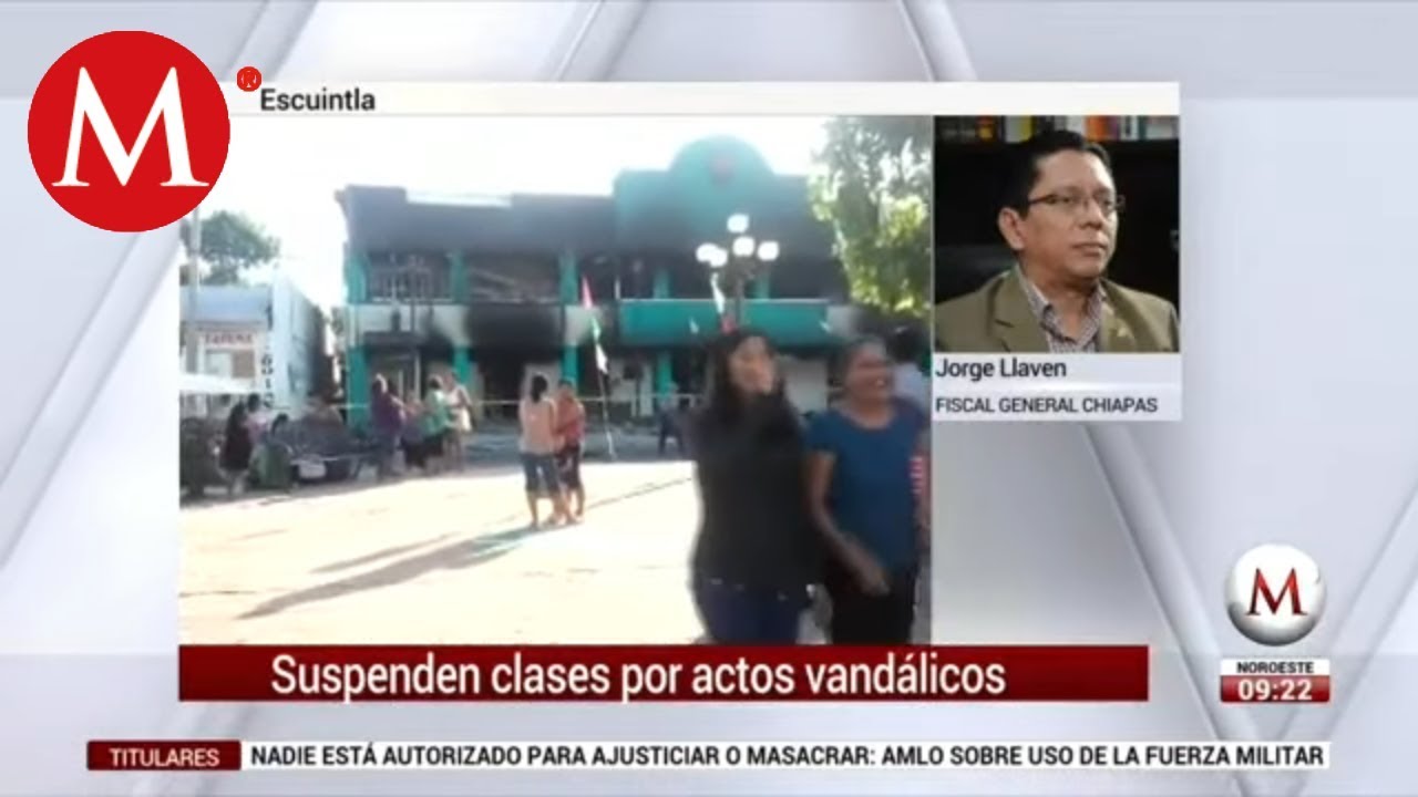 En Escuintla, suspenden clases por actos vandálicos: Jorge Llaven