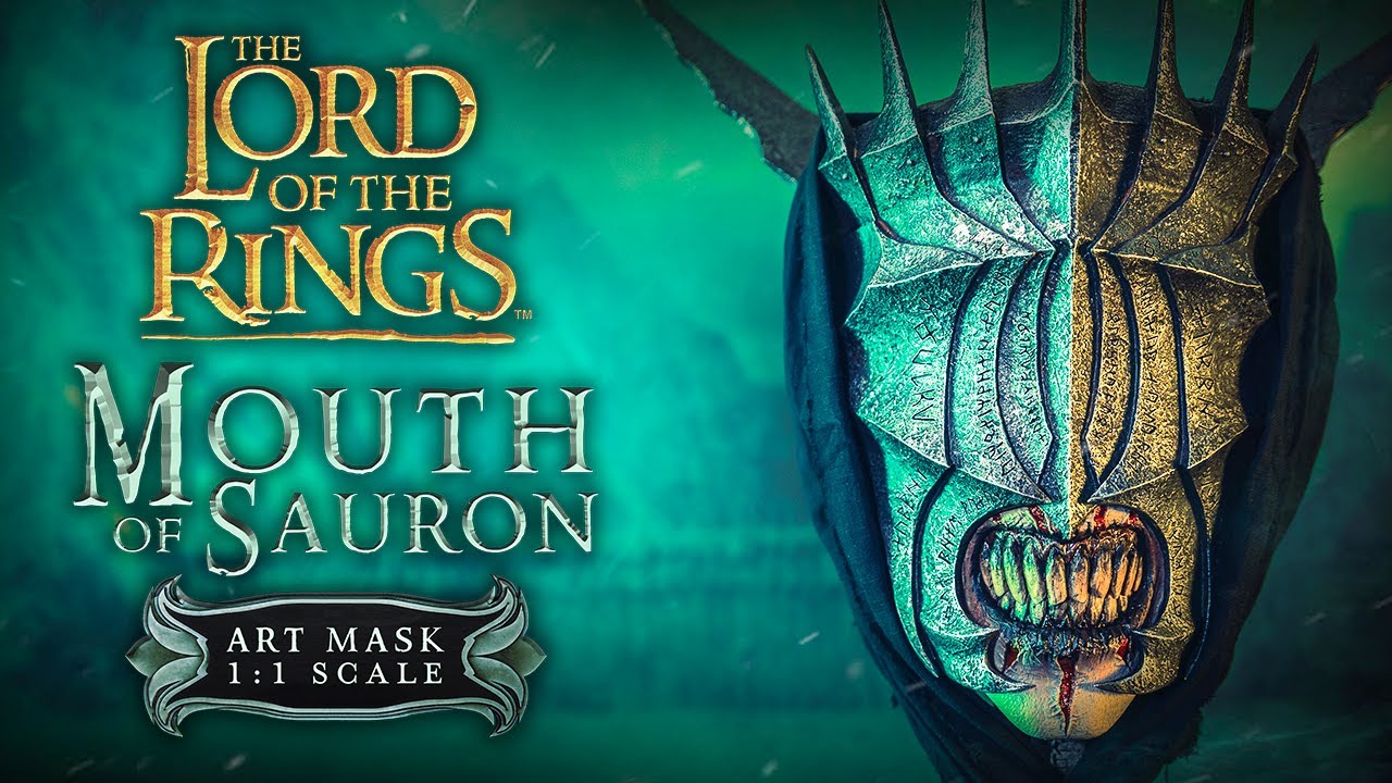 Mouth of Sauron Art Mask Life-Size Bust by PureArts