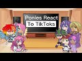 Ponies React to TikToks | MLP | My AU |