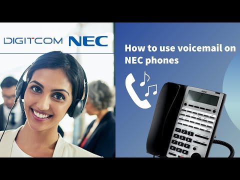 How to use voicemail on NEC phones