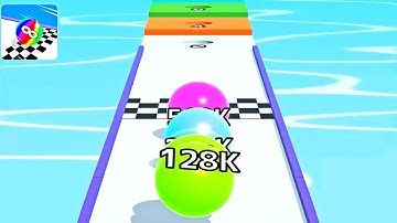 Ball Run Infinity Number ! All Levels Gameplay (1439-1445) android, ios