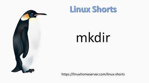 The Linux mkdir command