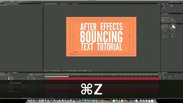 After Effects Tutorial - Bouncing Text Effect - AcrezHD