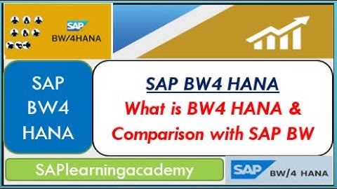 SAP BW4 HANA Presentation - What is SAP BW4 HANA | Difference between SAP BW4 HANA and SAP BW