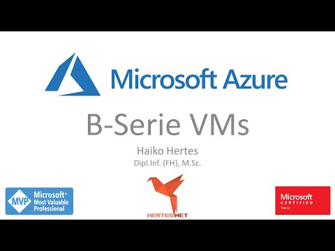 Microsoft Azure ☁️ Virtuelle Maschinen der Burstable / B-Serie