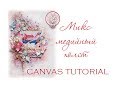 Микс-медийный холст / Mixed-media canvas tutorial