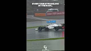 Everyone struggling in the rain vs Stroll