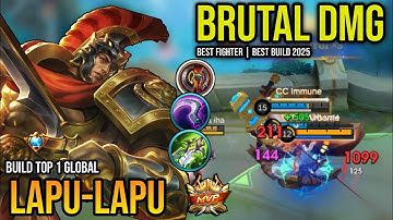 LAPU-LAPU BEST BUILD 2025 | BUILD TOP 1 GLOBAL LAPU-LAPU GAMEPLAY | MOBILE LEGENDS✓