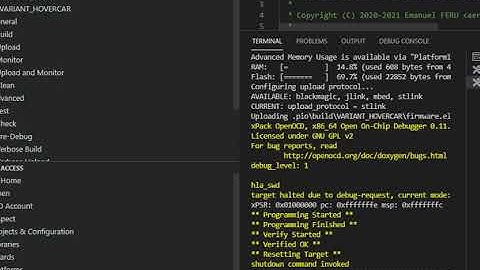 Flash hoverboard sideboard with GD32F130C6T6 chip using ST-Link Utility and Visual Studio Code