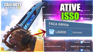 10 SUPER DICAS de CONFIGURAÇÕES IMPORTANTES no COD MOBILE! (ATIVE ELAS)