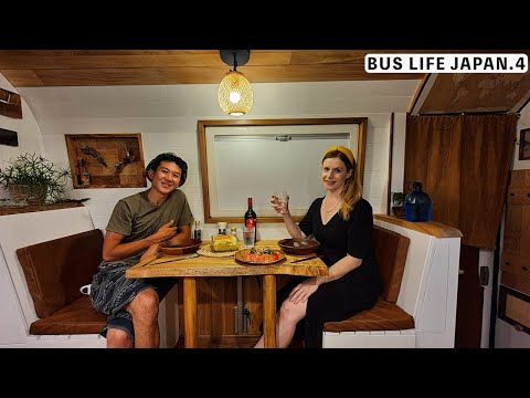 Otobüs Hayatı Japonya: İlk kez otobüsümüzde yemek pişiriyoruz
