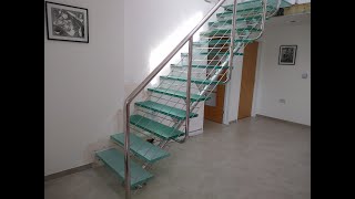How to fit a Glass &amp; Stainless Steel Staircase