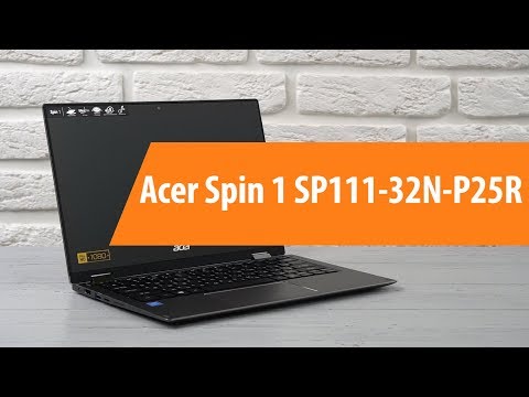 Распаковка Acer Spin 1 SP111-32N-P25R / Unboxing Acer Spin 1 SP111-32N-P25R
