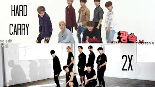 GOT7 | Hard Carry 2x Faster (Weekly Idol vs. Dance Practice)