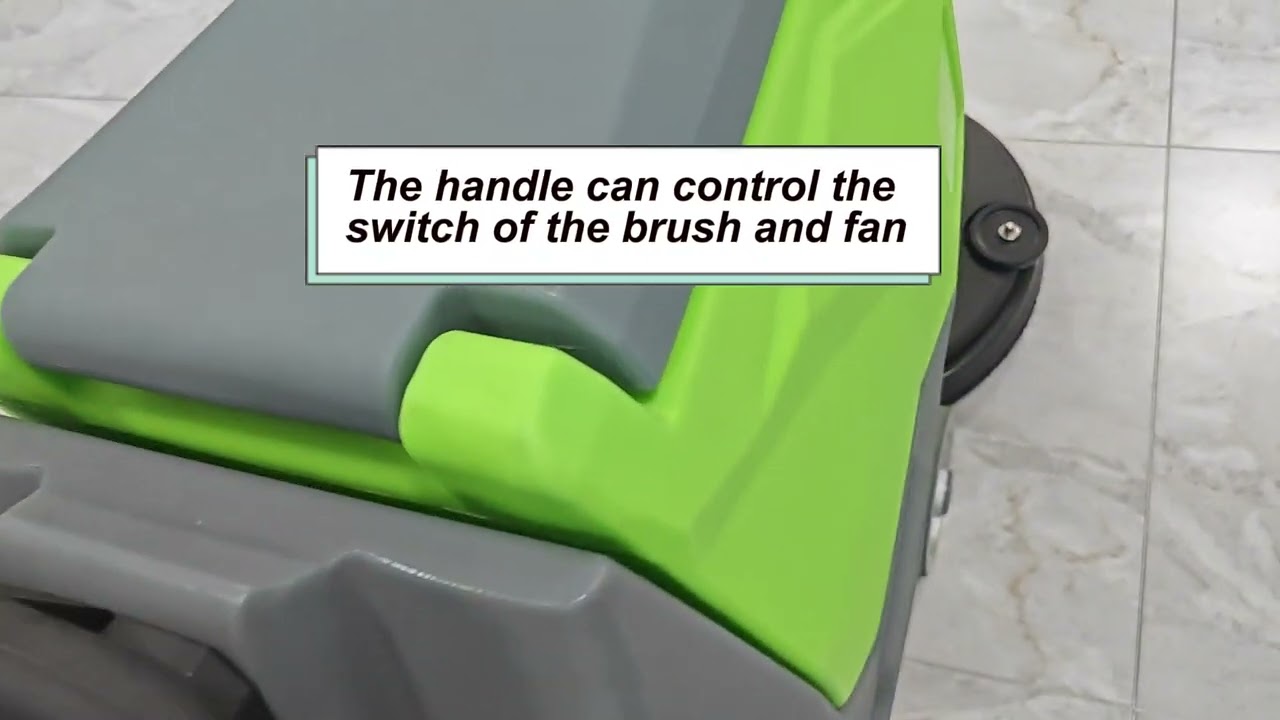 M30 hand push floor scrubber