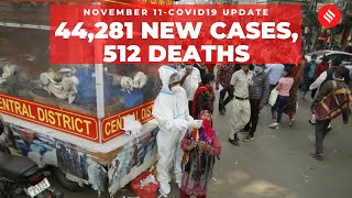 Coronavirus Update Nov 11: India recorded 44,281 new Covid-19 cases, 512 deaths
