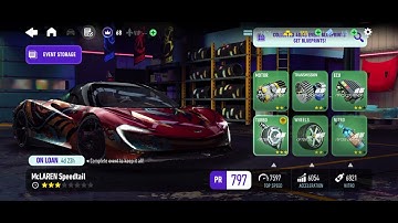 NFS No Limits: McLAREN Speedtail Event gameplay #224 (Day 3) Part-1