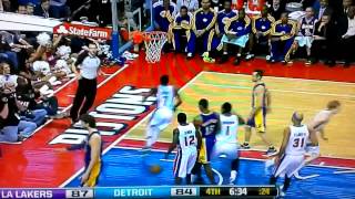 Brandon Knight dunks on Pau Gasol