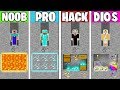 ¡NOOB vs PRO vs HACKER vs DIOS 💀😱! - ¿QUIEN ENCONTRARA EL DIAMANTITO PRIMERO?