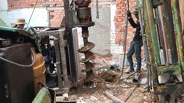 Kho Tư liệu Xây dựng - Các bước ép cọc neo áp dụng cho nhà thấp tầng trong hẻm nhỏ