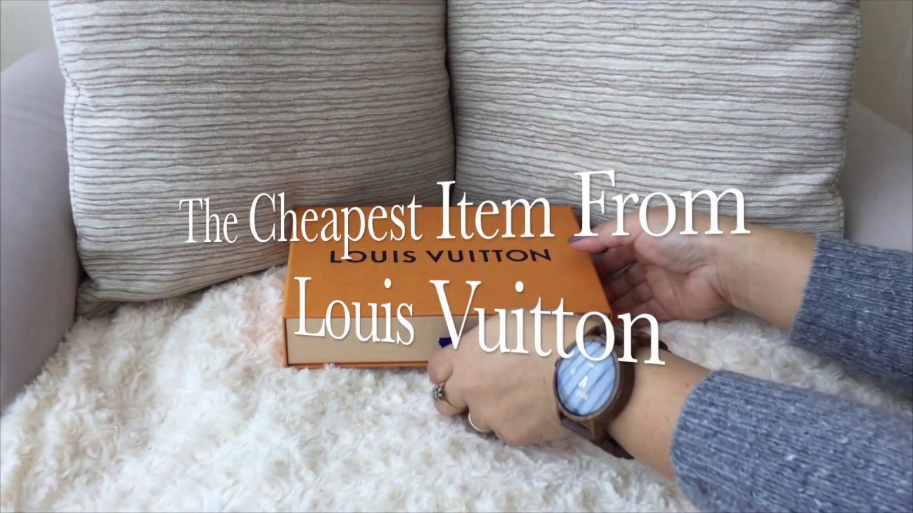 I Bought The Cheapest Thing From Louis Vuitton | Reveal | + JORD Watch Giveaway - YouTube