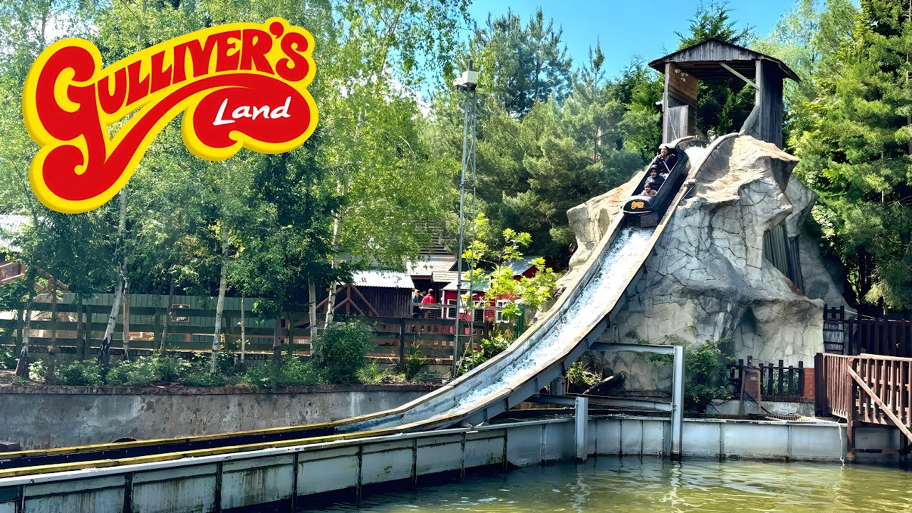 Gulliver’s Land Vlog Milton Keynes Vlog May 2025 Getting SOAKED on the Log Flume!