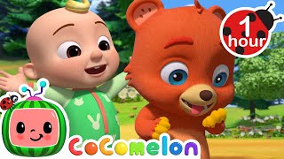 Down The Bear Ran 🕰️ CoComelon JJ&#39;s Animal Time | Nursery Rhymes and Kids Songs | After School Club