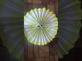 🍋Lemon printed paper fan🪭.. Like and Subscribe please.