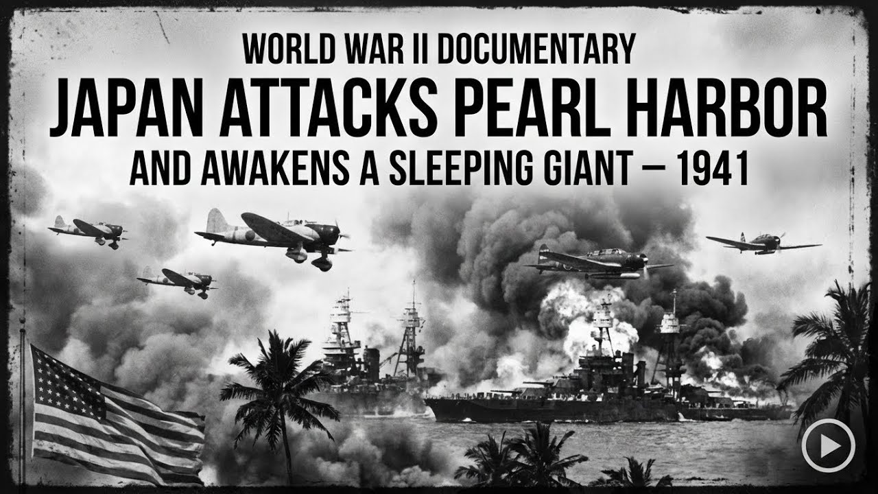 Перл-Харбор, 1941 год: Смертельный удар Японии, пробудивший ярость Америки.