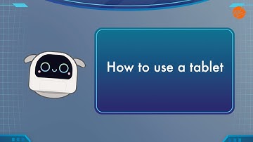 How to use a tablet
