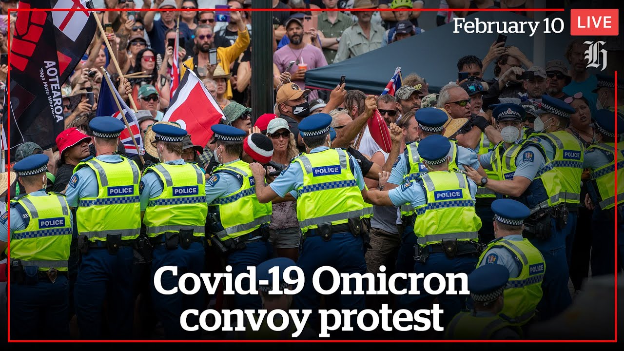 Wellington Covid-19 convoy protest