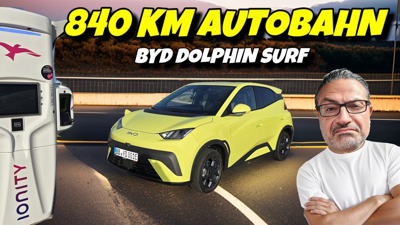 Byd Dolphin Surf Autobahnreichweite & Ionity Ladekurve #ev