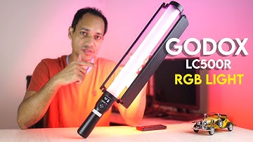 Godox LC500R - RGB LED light with COOL features! for Photo and Video
