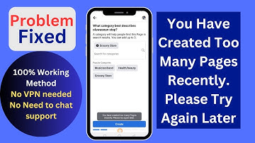 Best Method to Fix You Have  Created too Many Pages Recently  Please Try Again Later | No VPN Needed