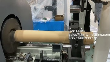 Automatic Paper Core Cutting Machine without Shaft, Shaftless Paper Tube Cuttng Machine