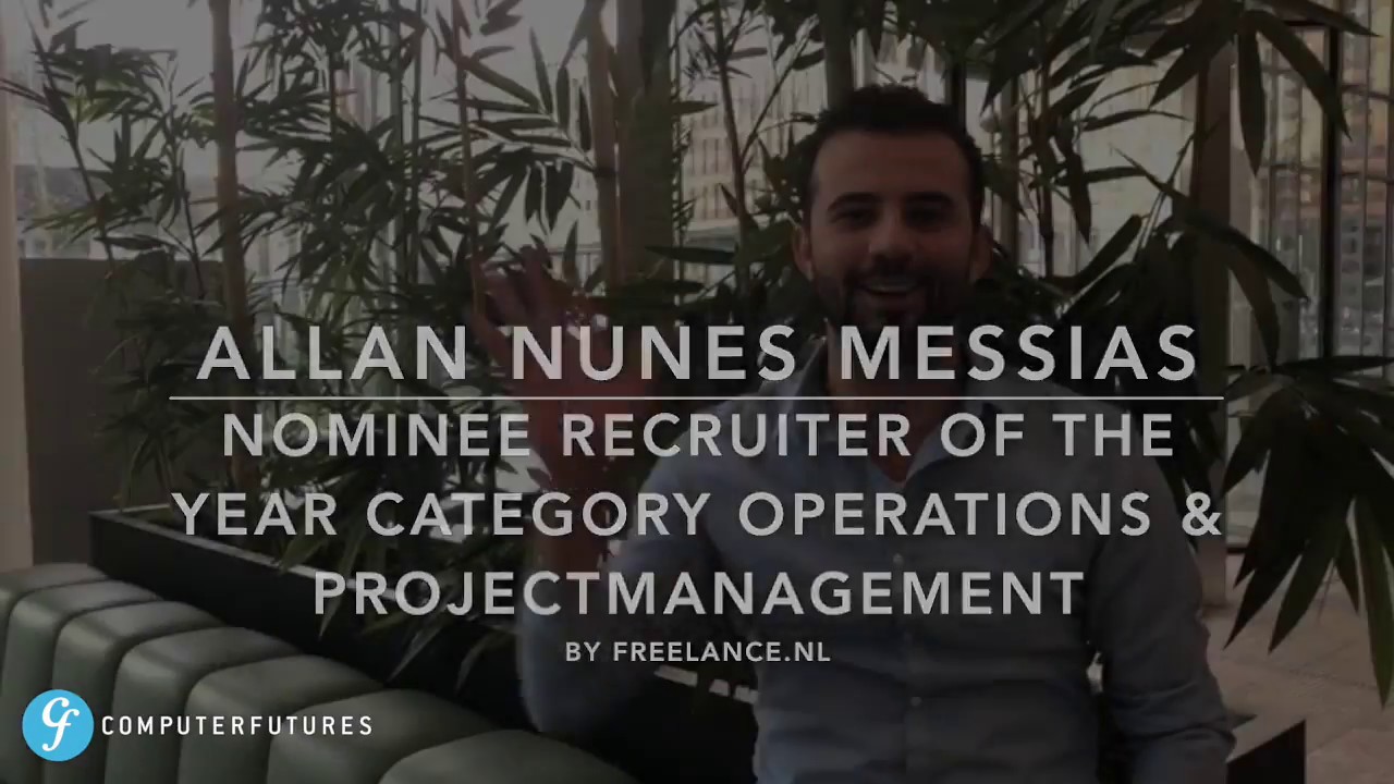 Allan Nunes Messias nominee Recruiter Awards 2018 - Operations & Projectmanagement