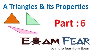 Maths Triangle and Its Properties part 6 (Altitude vs Median) CBSE Class 7  Mathematics VII