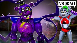 Roxanne Wolf DISCOVERS Dark Glamrock Freddy's SECRET in VRChat