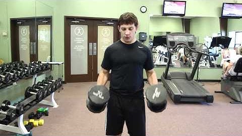 Dumbbell Twist Curls