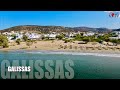 Grecia isole cicladi le spiagge di syros a ottobre e la citt di ermoupoli  drone4k