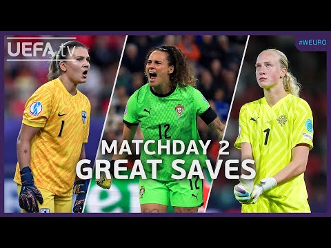 Women's EURO Great Saves | Matchday 2