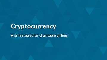 Donating Cryptocurrency