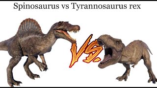 Spinosaurus Vs Tyrannosaurus Rex Season 1 Dinosaur Battles 1 Jurassic World Evolution 2