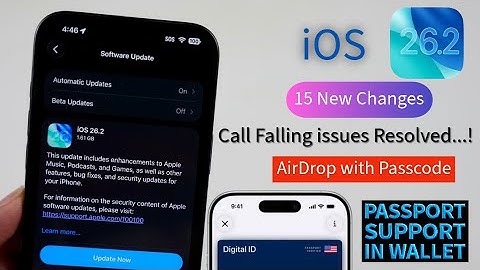 iOS 26.2 is Official Released | 15 New Changes | New AirDrop Codes | Flash Screen Alerts in Telugu